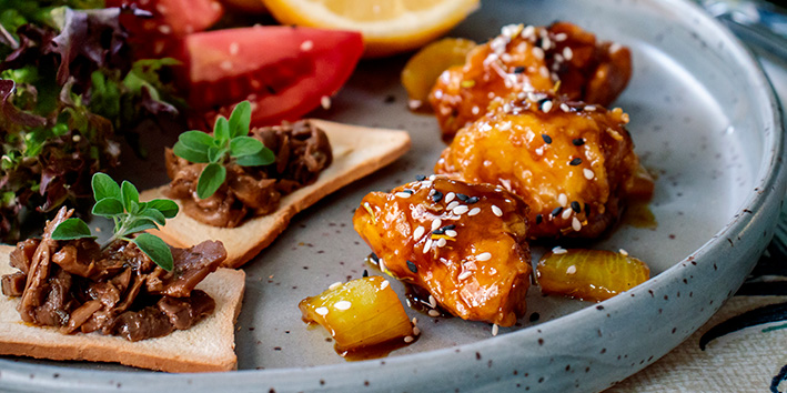 Receita: Sweet and Sour Chicken com Crcuma